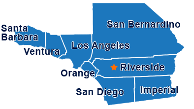 map of Frametek Steel California service and delivery area for steel manufacturing